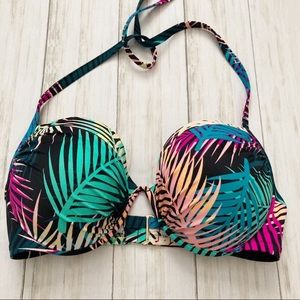 Shade & Shore Tropical Bikini Top | Size 38D